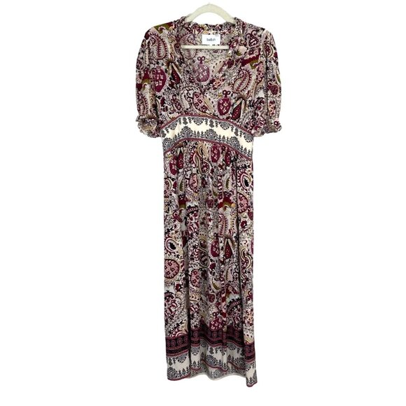 ba&sh Women's Lady Dress Maxi Floral Paisley V-Neck Size XS - Picture 1 of 8